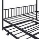 preview thumbnail 59 of 81, Metal house bed with trundle