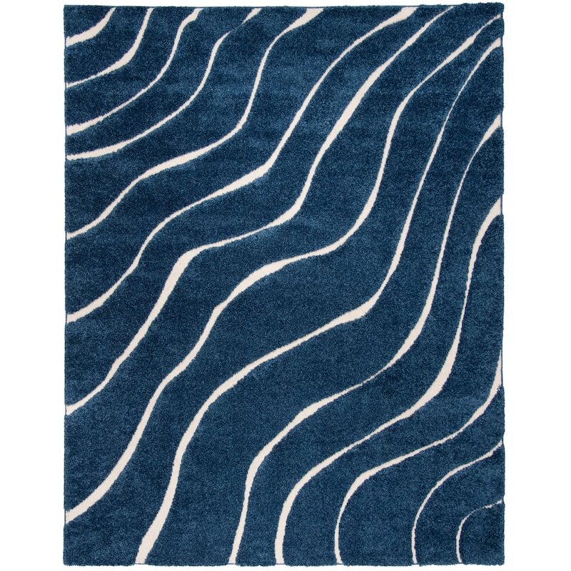 SAFAVIEH Florida Shag Hervor Soft Serene Waves 1.2-inch Thick Rug