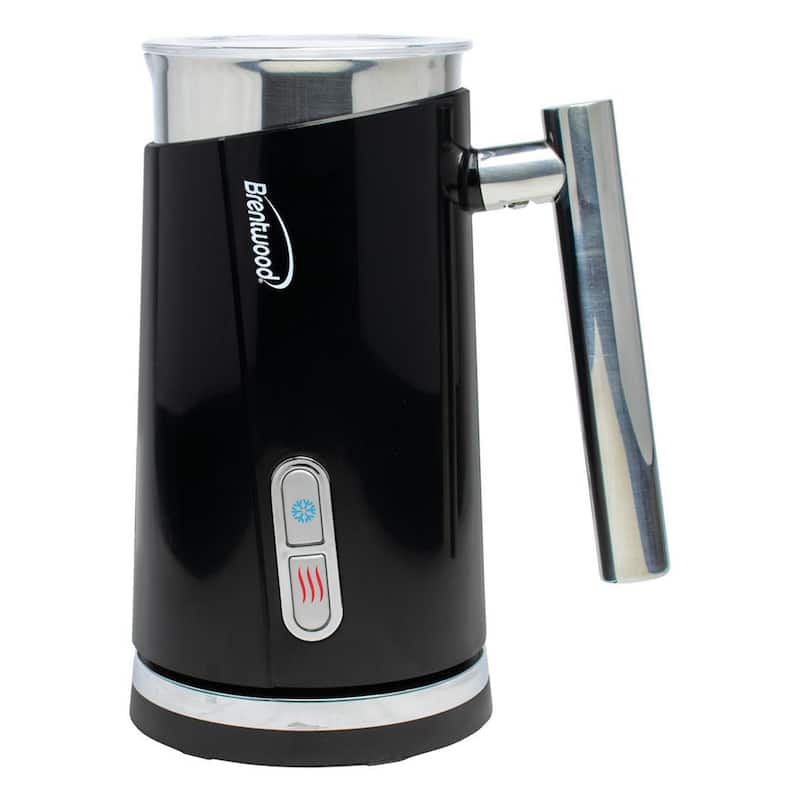1.25 Cup Electric Milk Frother and Warmer in Onyx - Black