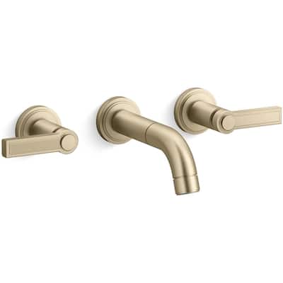 Kallista P80250-LV Vir Stil Minimal 1.2 GPM Wall Mounted Widespread
