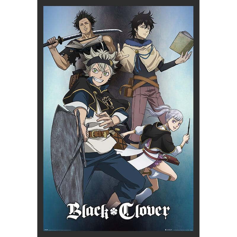 Black Clover - Magic Framed Art Poster - 24 x 36 Inch