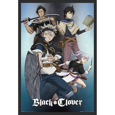 Black Clover - Magic Framed Art Poster - 24 x 36 Inch