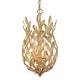 preview thumbnail 1 of 9, Crystorama Lighting Group 563 Broche 3 Light 10" Wide Taper Candle Antique Gold