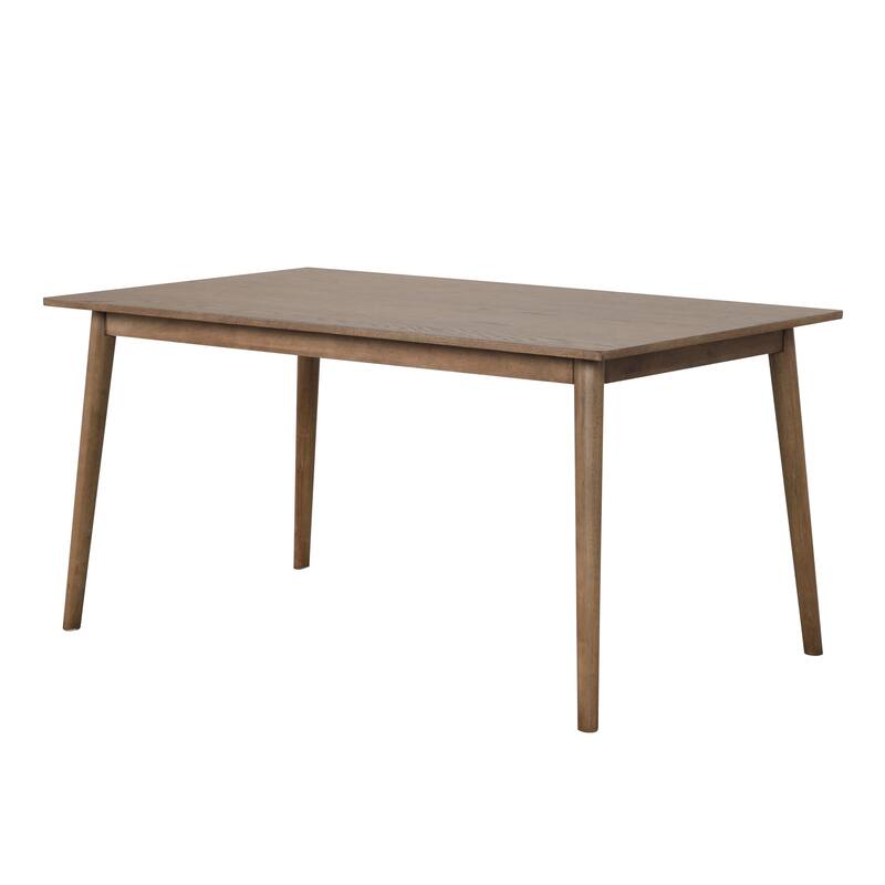 Furniture of America Zailen Mid-Century Modern 5-Piece Solid Wood Dining Set