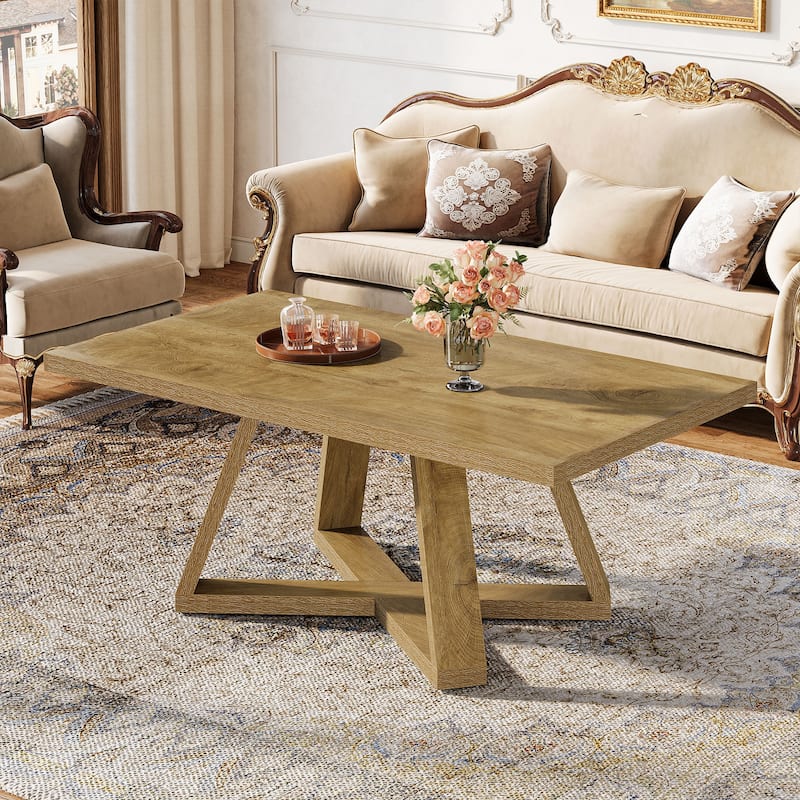 Coffee Table, Living Room Bedroom Center Cocktail Tea Accent Table for Home Apartment