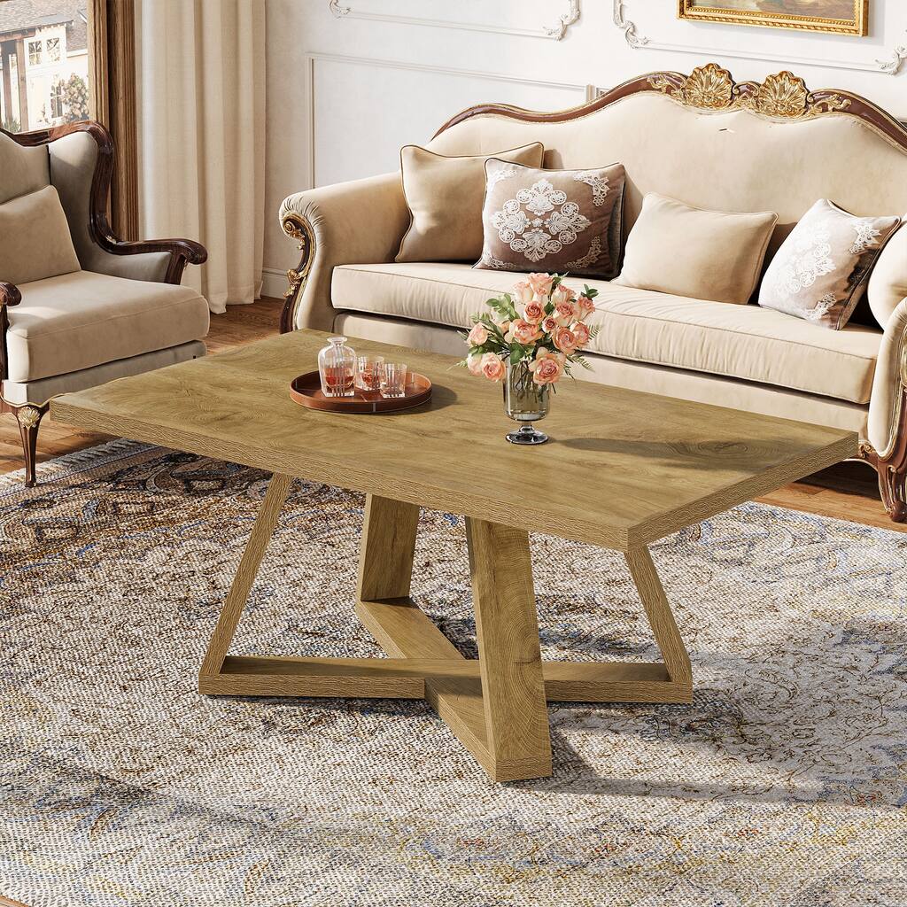 Coffee Table, Living Room Bedroom Center Cocktail Tea Accent Table for Home Apartment