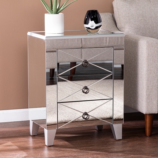 Mirror side online table for sale