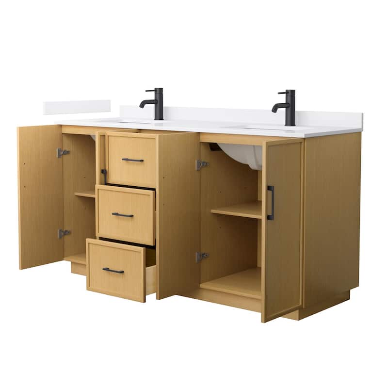 Wyndham Collection WCH7474-66D-VCA-MXX Elan TK 66" Free Standing