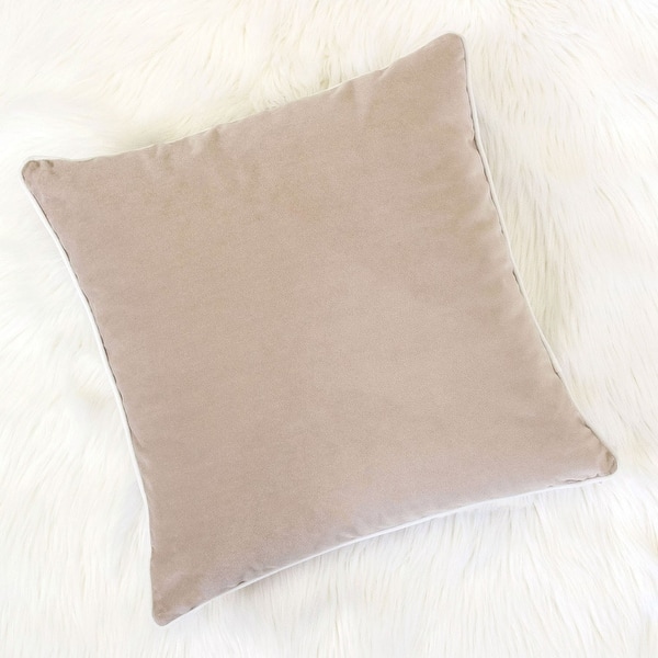 2 Pieces of Cozy Velvet Square Decorative Double face Throw Pillow