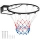 preview thumbnail 14 of 18, 15 Inch Basketball Rim Goal Replacement with All Weather Net and Mounting Hardware