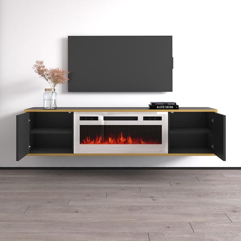 Goldie WH-EF Electric Fireplace 65" TV Stand