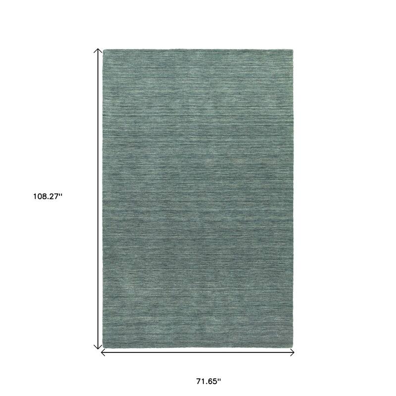HomeRoots Solid Color Modern Rectangle Area Rug