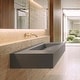 preview thumbnail 62 of 170, Pyramid Solid Surface Wall-Mounted Bathroom Sink