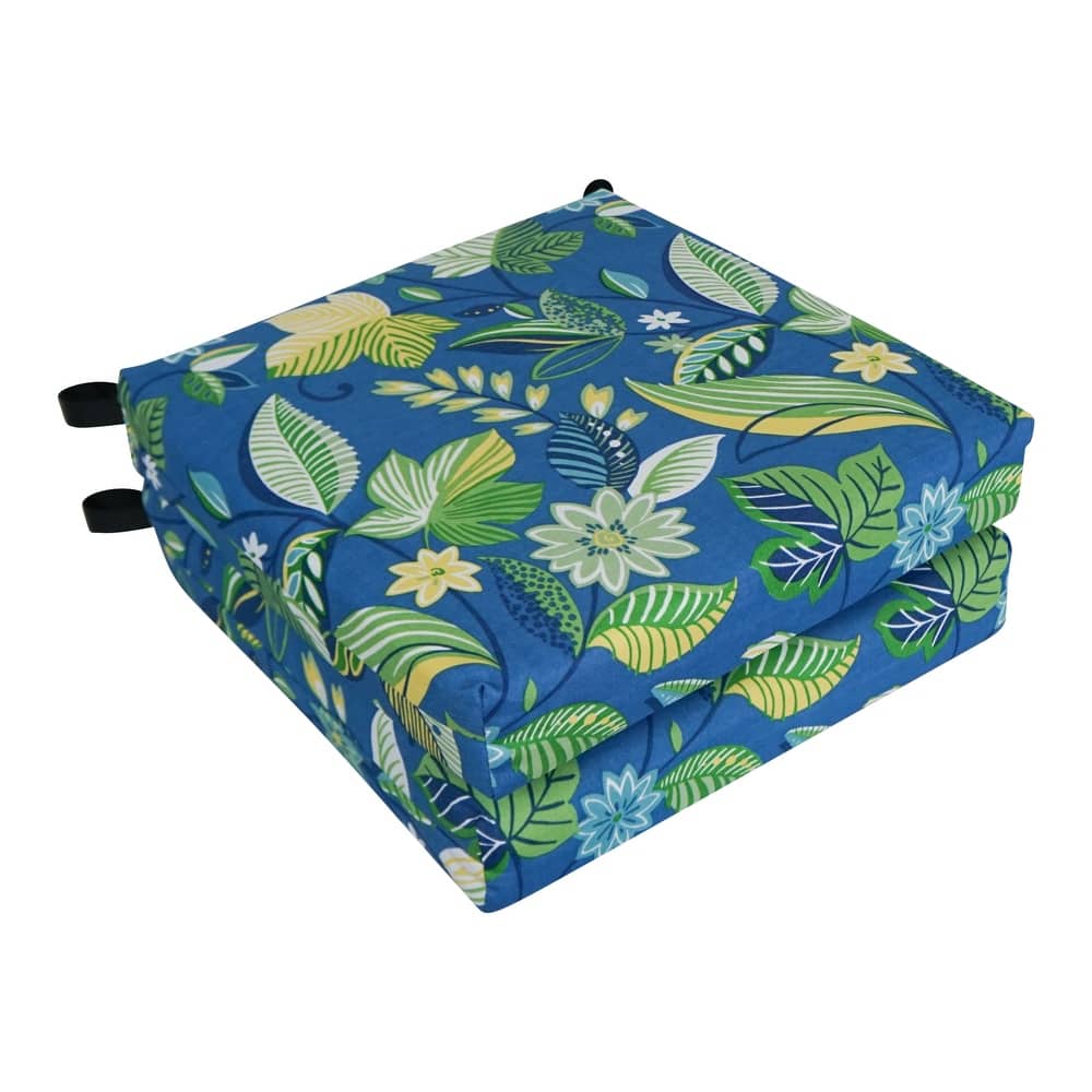 16-inch Indoor/Outdoor Chair Cushions (Set of 2) - 16 x 16