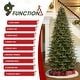 preview thumbnail 15 of 57, Glitzhome 7.5ft/9ft/11ft Pre-Lit Green Full Fir Artificial Christmas Tree with 1800/2450/3200 LEDs Simple Setup