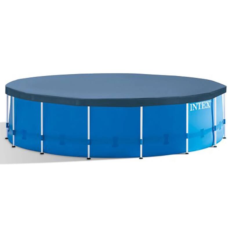 Intex 15' x 48' Metal Frame Above Ground Pool Set 4400 Gallon