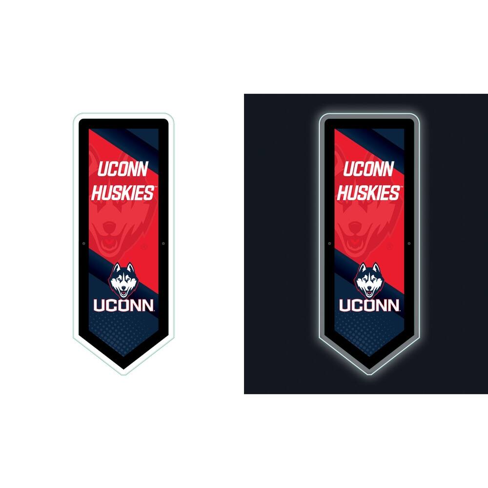 UConn Basketball Round 15 in. LED Lighted Sign