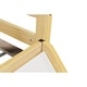 preview thumbnail 18 of 58, Solid Pine Wood Bunk Bed,Versatile Floor Fence Bunk Bed with Door,Twin Over Twin Size