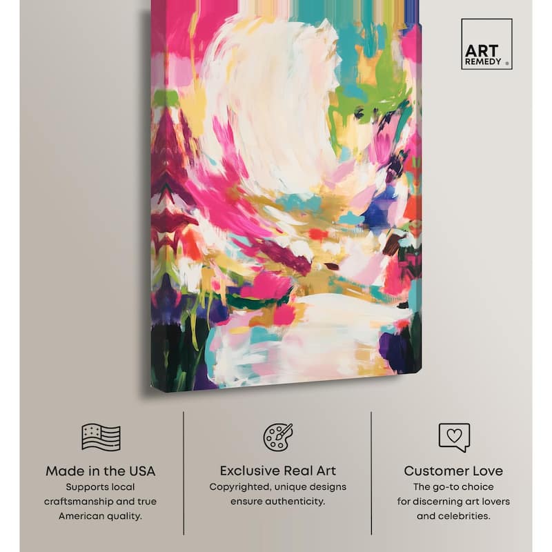 Deep Bloom II Canvas by Art Remedy, Gallery Wrapped