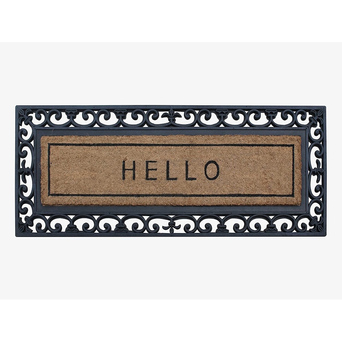 A1hc Natural Coir & Rubber Door Mat, Thick Durable Doormats for, Heavy Duty Large Size Doormat, Outdoor Mat, Long Lasting, Front Door Entry Doormat