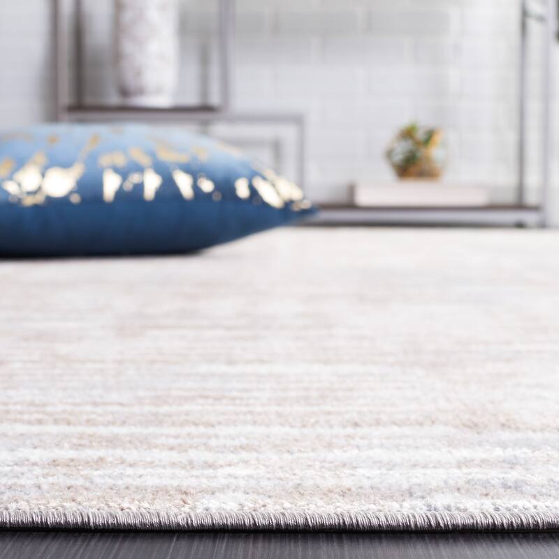 SAFAVIEH Bayside Machine Washable Neshka Modern Abstract Rug