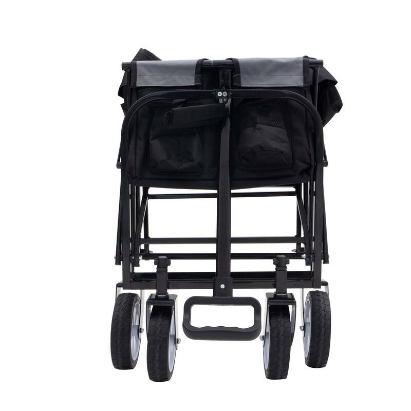 2.1 cu ft. Steel Foldable Wagon Cart