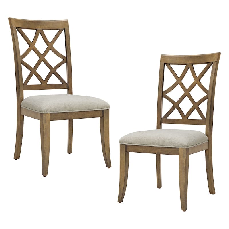 Set of 2 Mid-Century Retro Upholstered Dining Chairs