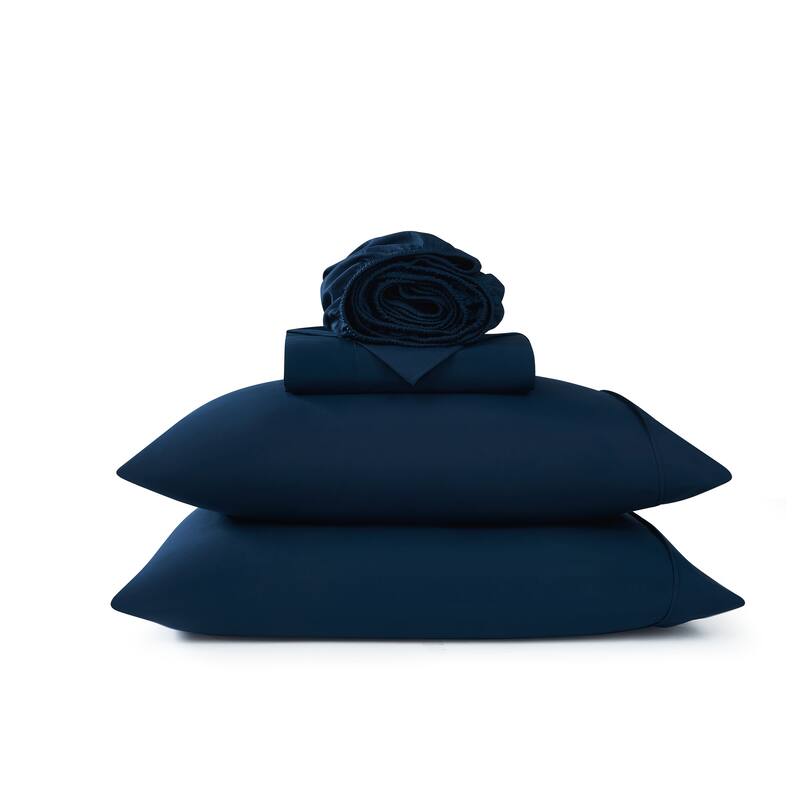 Simmons Essential Solid Sheet Set and Pillowcase