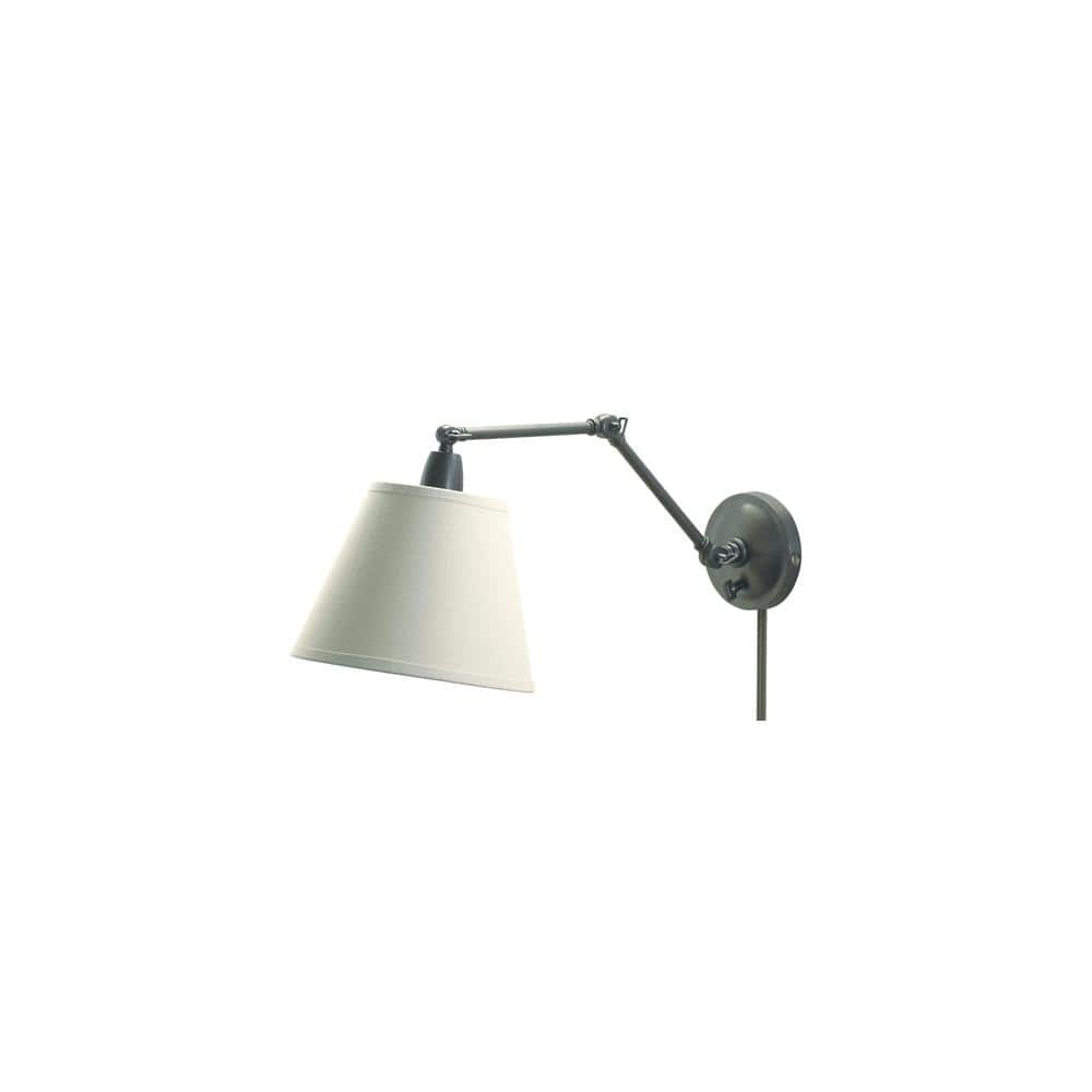 House of Troy Library 1 Light Plug In Wall Sconce