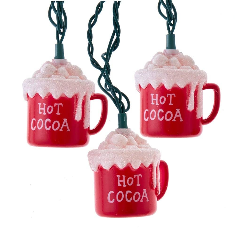 Kurt Adler 9-Foot UL 10-Light "Hot Cocoa" Light Set