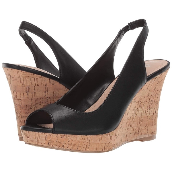 leandra slingback wedge