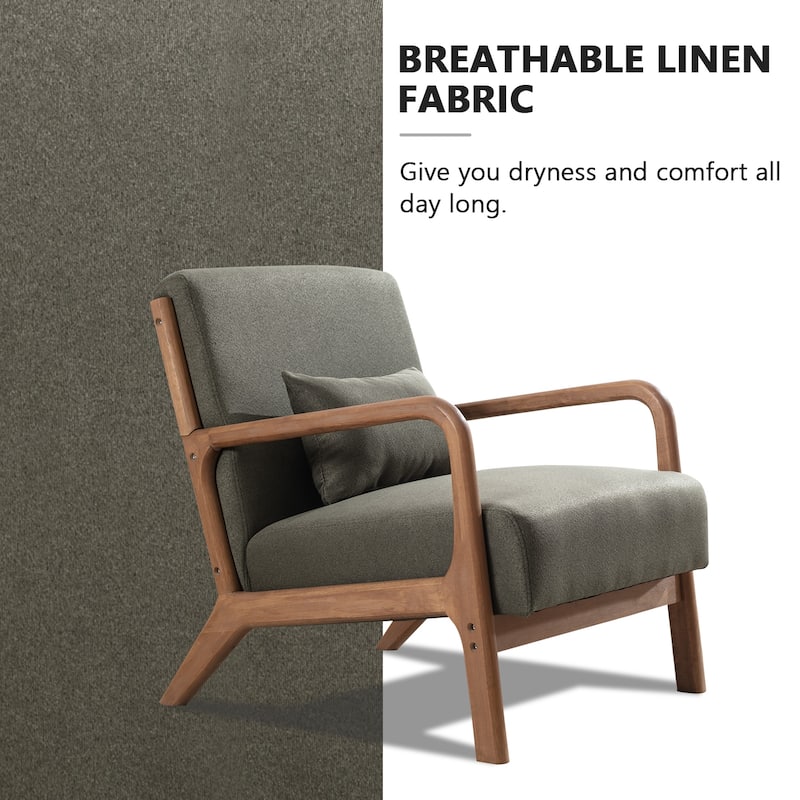 Aston Modern Solid wood Accent Chair for Living Room