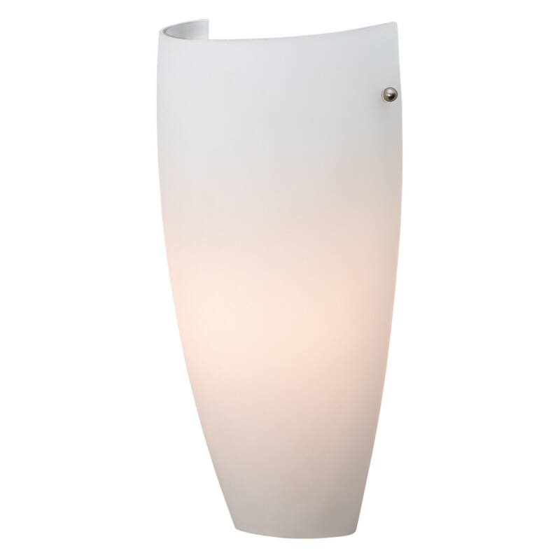 Access Lighting 20415LEDD-OPL Daphne 12" Tall LED Wall Sconce - Brushed Steel
