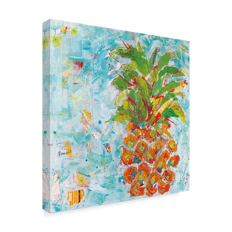 Kellie Day 'Pineapple Bright' Canvas Art