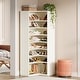 preview thumbnail 15 of 19, 9-Tier Corner Shoe Rack for 40-45 Pairs of Shoes, Freestanding Shoe Cabinet