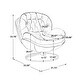 preview thumbnail 37 of 68, Living room chair with ottoman