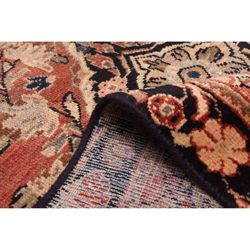 ECARPETGALLERY Hand-knotted Antalya Vintage Dark Copper Wool Rug - 4'1 x 6'7