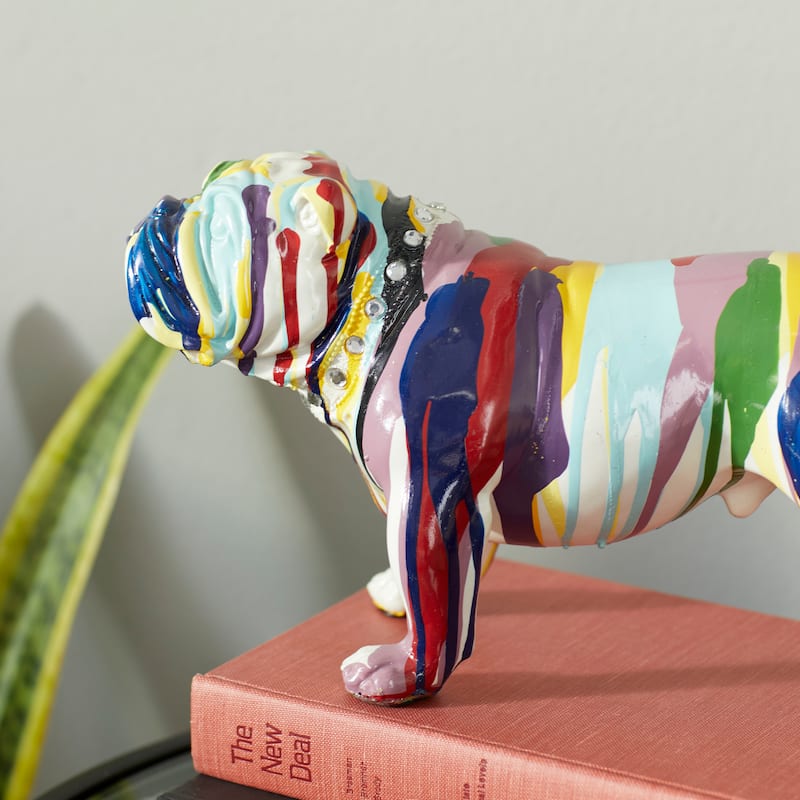 The Novogratz Multi Colored Polystone Various Animal Sculpture