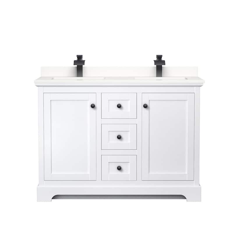 Wyndham Collection WCV232348D-QTZ-UNSMXX Avery 48" Free Standing