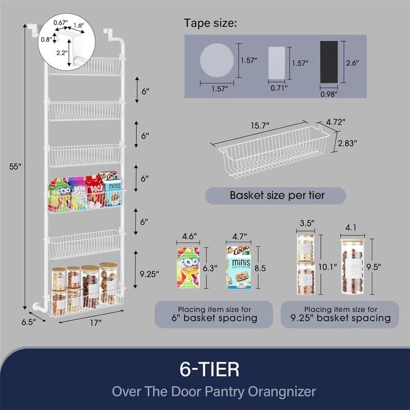 8-Tier Pantry Organization and Storage