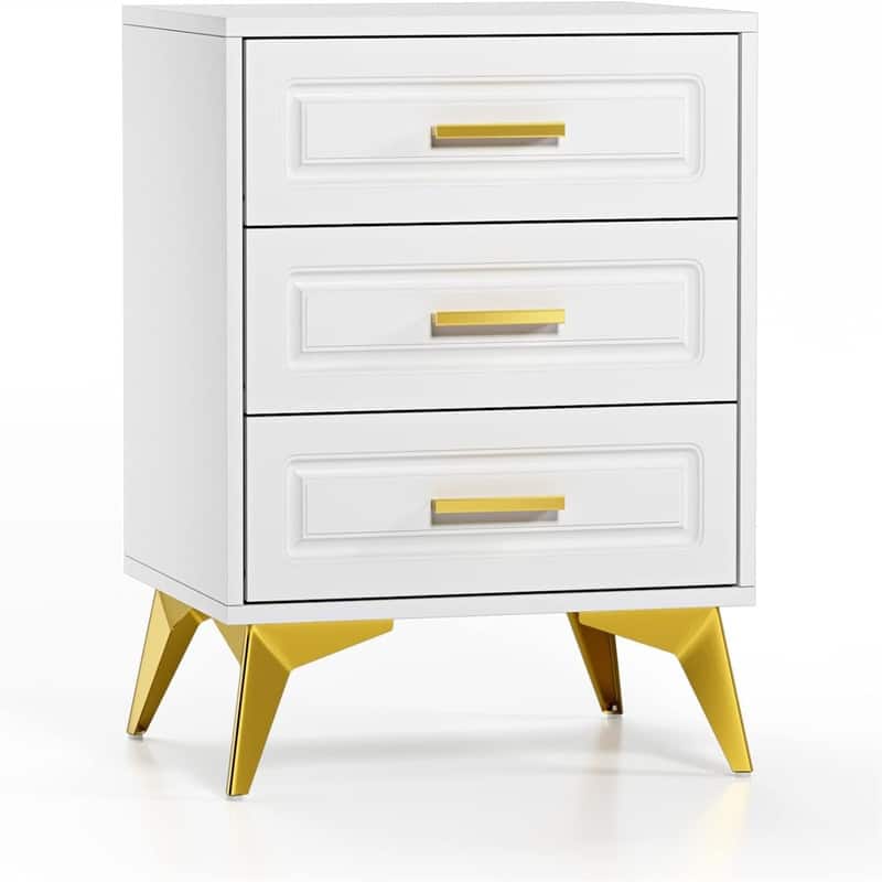 Nightstand with 3 Drawers