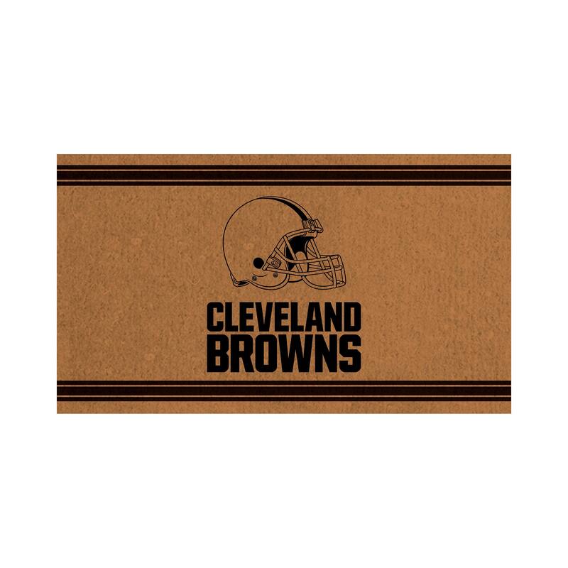 Cleveland Browns Monochrome Indoor/Outdoor Coir Door Mat - 28" x 16"