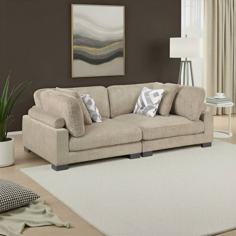 Fremont & Park Abbeville Microfiber Living Room Loveseat