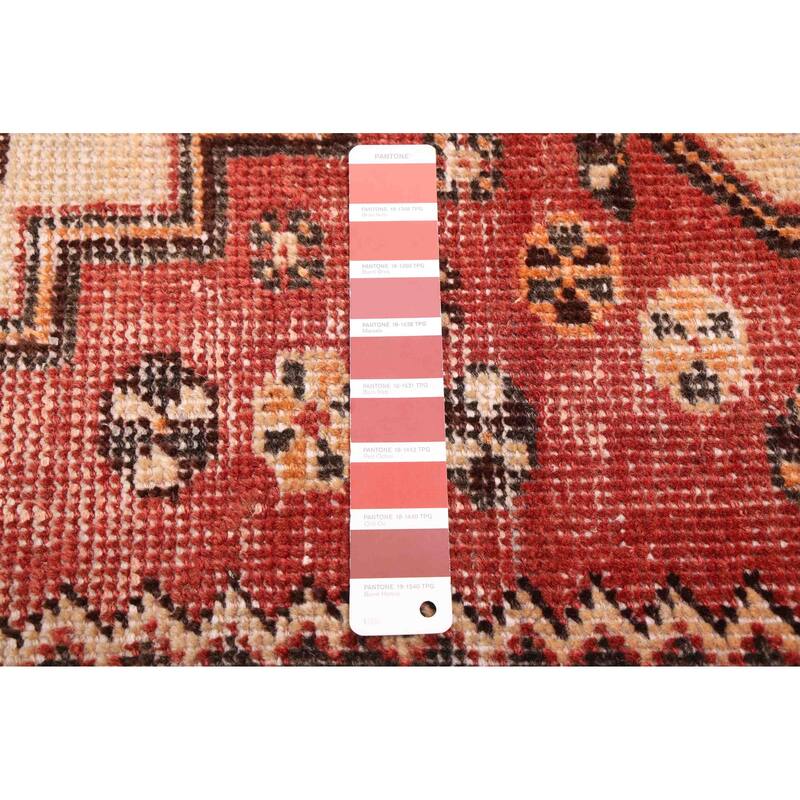 ECARPETGALLERY Hand-knotted Antalya Vintage Red Wool Rug - 3'9 x 6'0