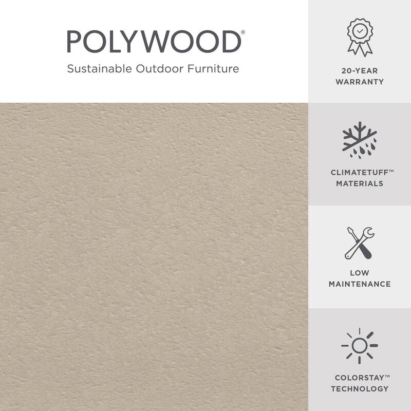 POLYWOOD Classic Plastic Outdoor Adirondack Chair