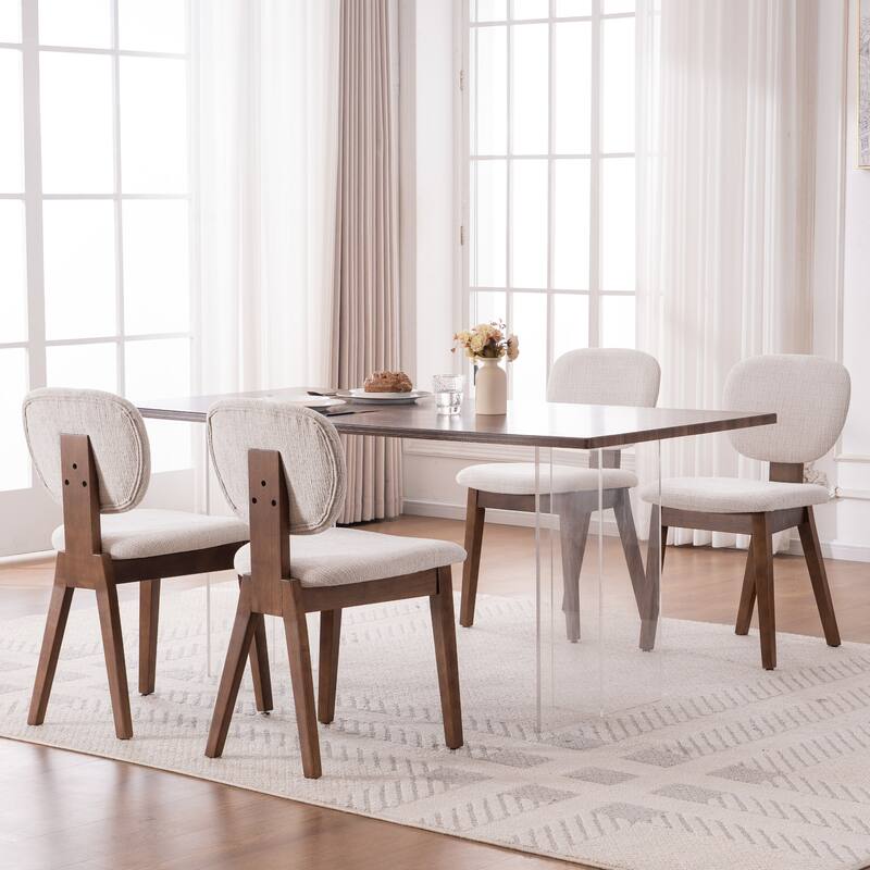 Set of 2/4/6 Mid-Century Modern Upholstered Dining Chairs