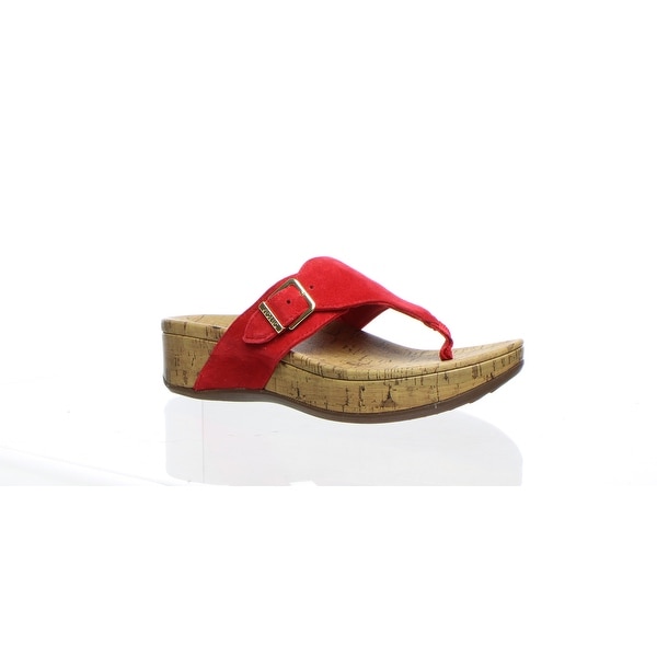 womens red slippers