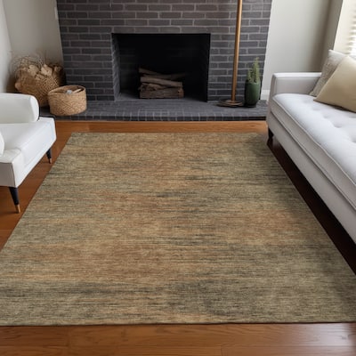 Premium Washable Super Soft Solid Ombre Mayfield Rug