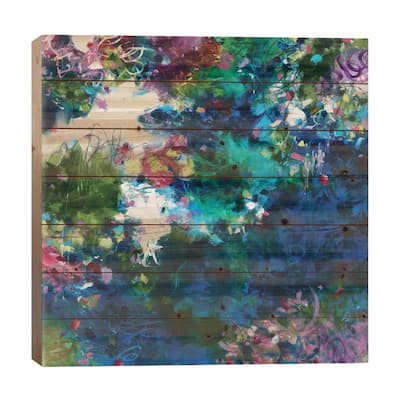 Now And Forever Print On Wood by Paulette Insall - Multi-Color