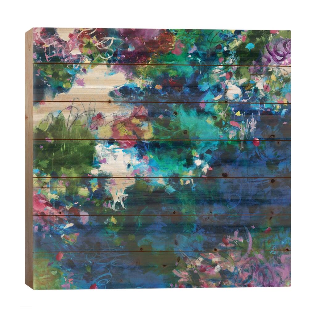 Now And Forever Print On Wood by Paulette Insall - Multi-Color